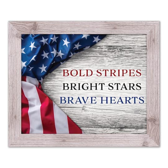 Bold Bright Brave Western Framed Print